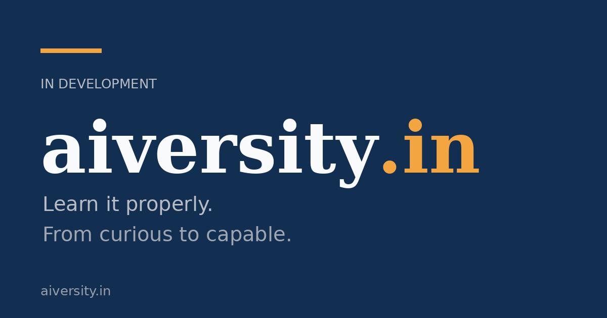 Link preview image for aiversity.in